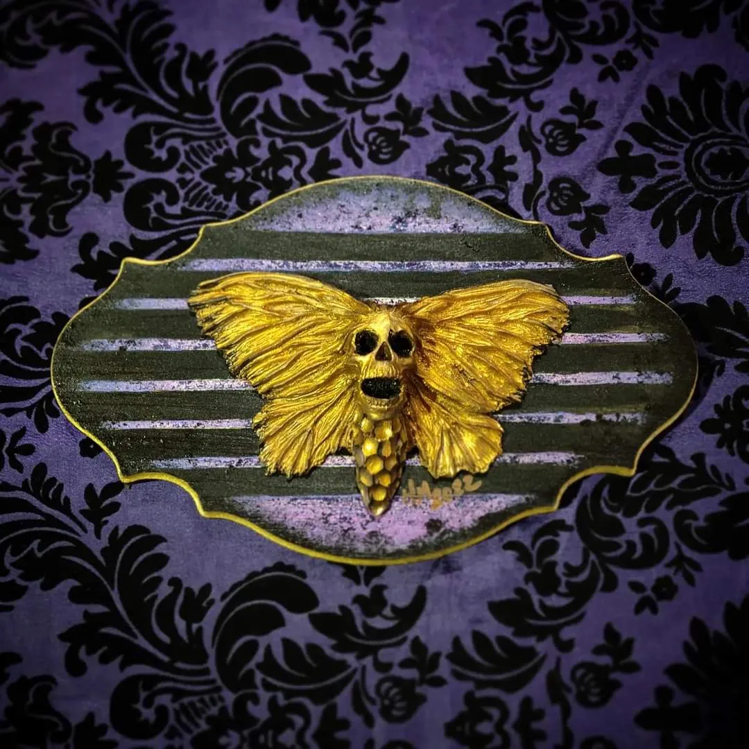 Death Head OOAK purple