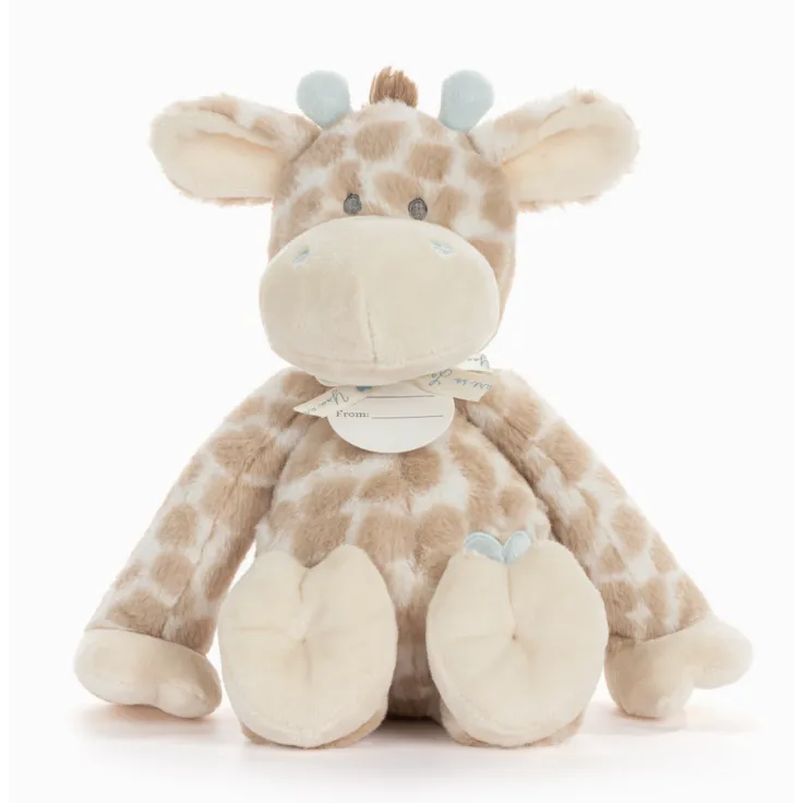 Demdaco Luxurious Giraffe Plush - Blue
