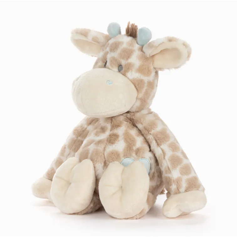 Demdaco Luxurious Giraffe Plush - Blue
