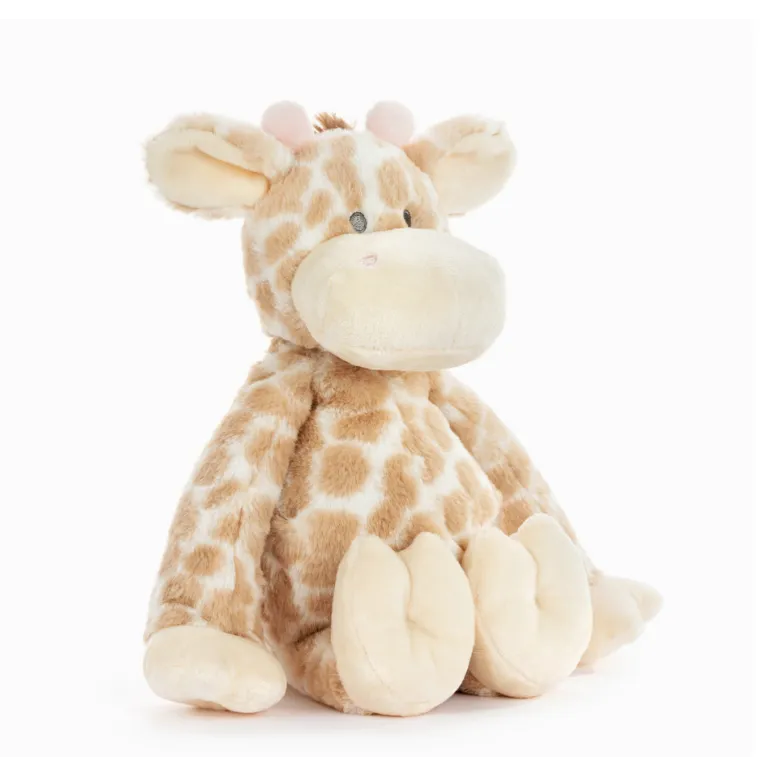 Demdaco Luxurious Giraffe Plush - Pink