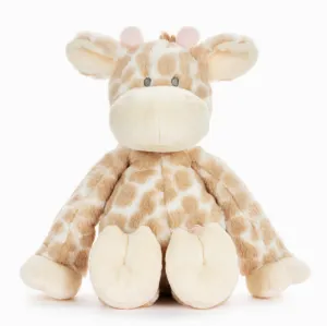 Demdaco Luxurious Giraffe Plush - Pink