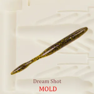 Dream Shot Worm Soft Plastic Bait Mold DIY Lure