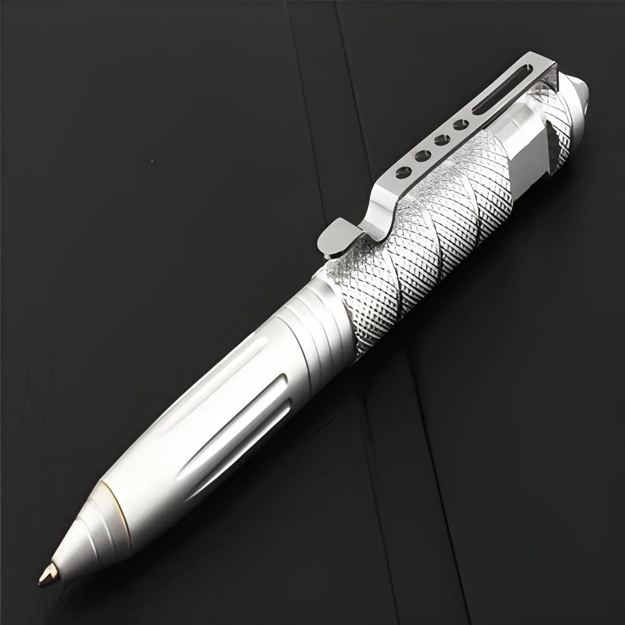 Długopis Taktyczny - GUARD Tactical Pen Kubotan - Srebrny