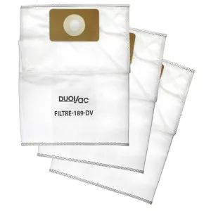 Duovac Filtre-189DV Central Vacuum Hepa Bags