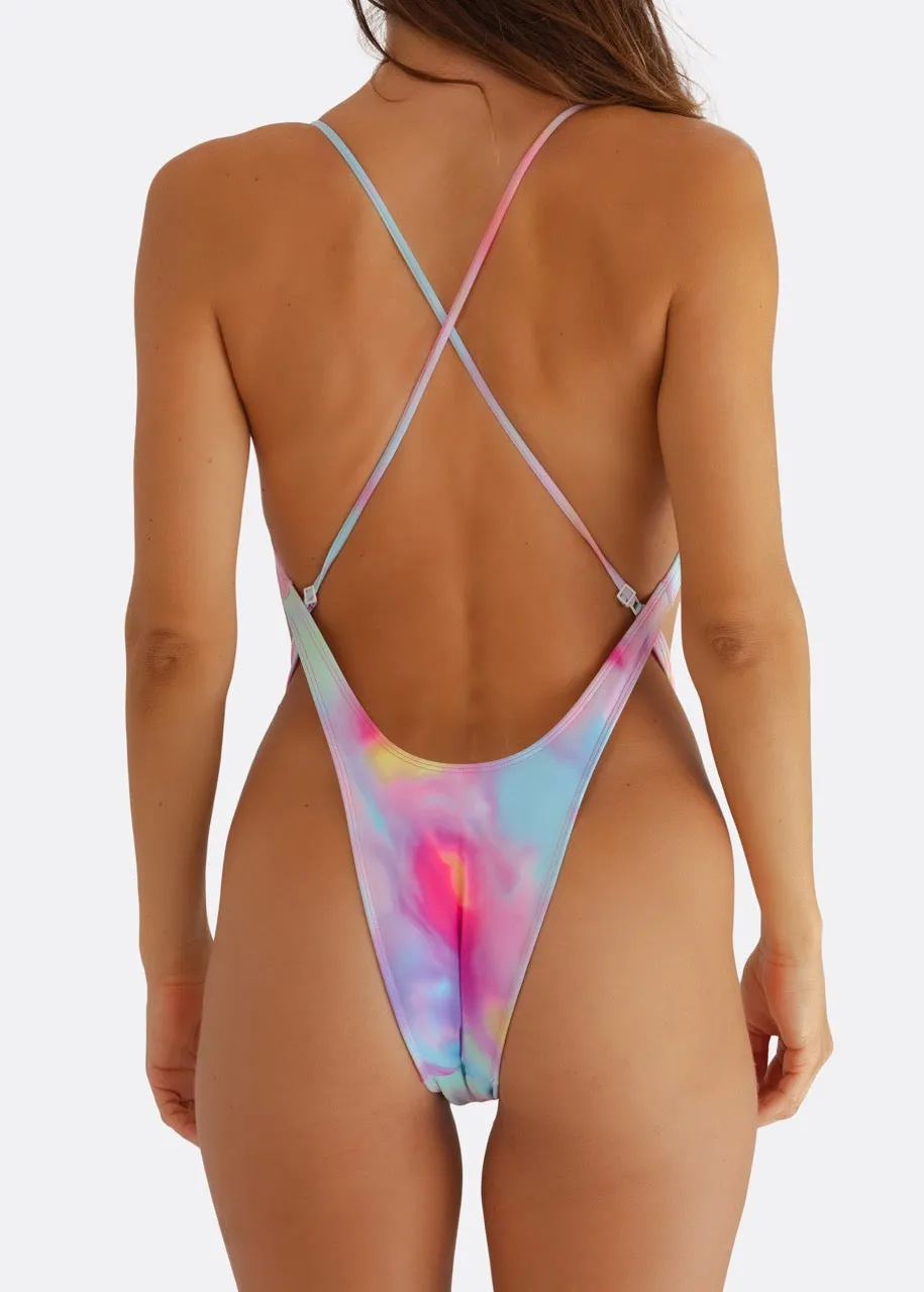DYNAMO ONE PIECE SWIMSUIT - Caribbean Dream Print