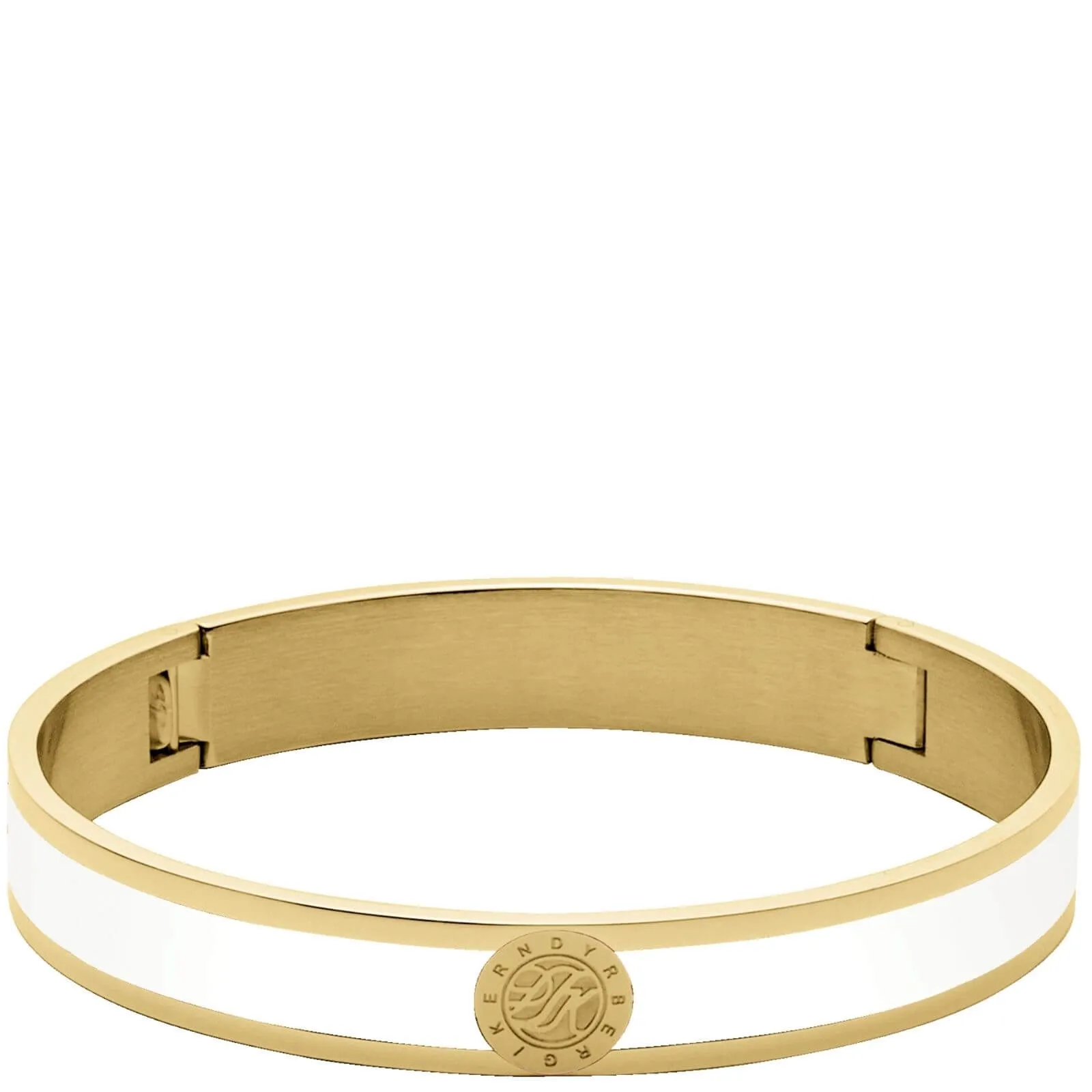 Dyrberg Kern Pennika Gold Bangle - White