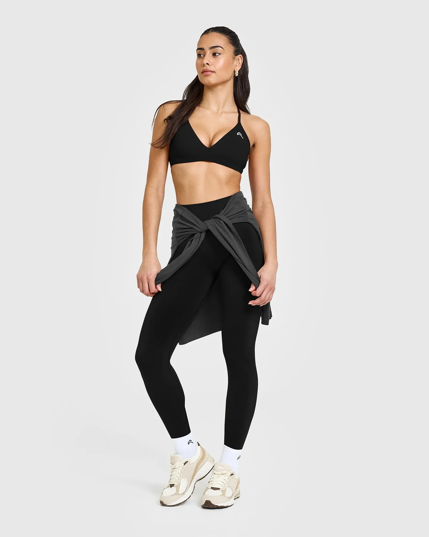 EasyLift™ Ultra Minimal V Neck Bralette | Black