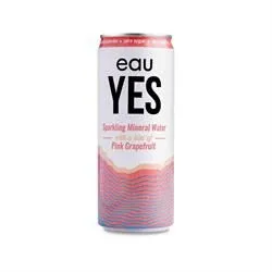 eauYES Sparkling Mineral Water | eauYES Pink Grapefruit Sparkling Mineral Water 330ml | 330ml