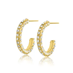 ELLIE SPARKLING HOOPS