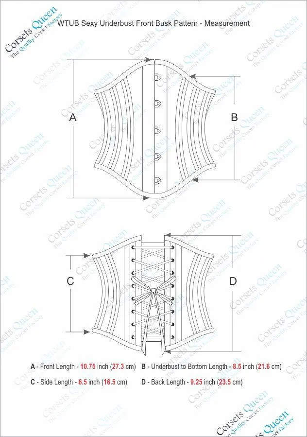 Emmalee Sexy Underbust Corset