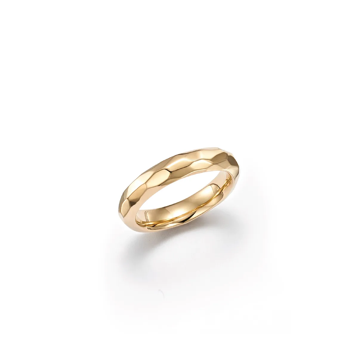 Enchantment Hammered Wedding Ring, Size 6
