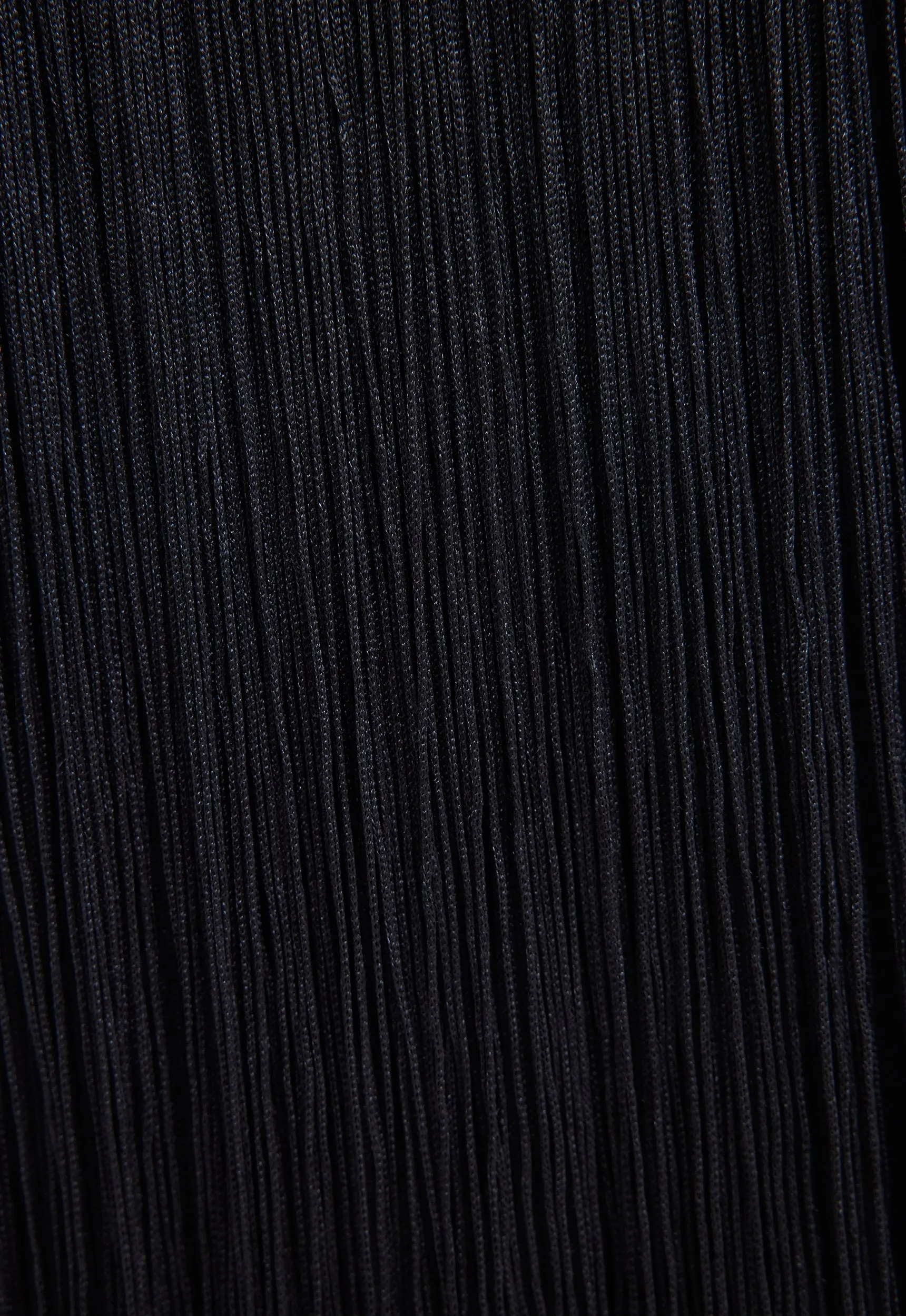 Encore Strapless Fringe Top - Black