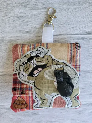 English Bulldog Waste Bag Holder
