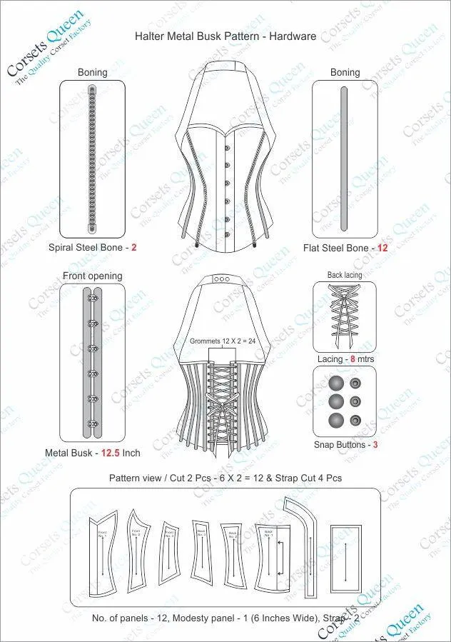 Erin Halter Neck Corset