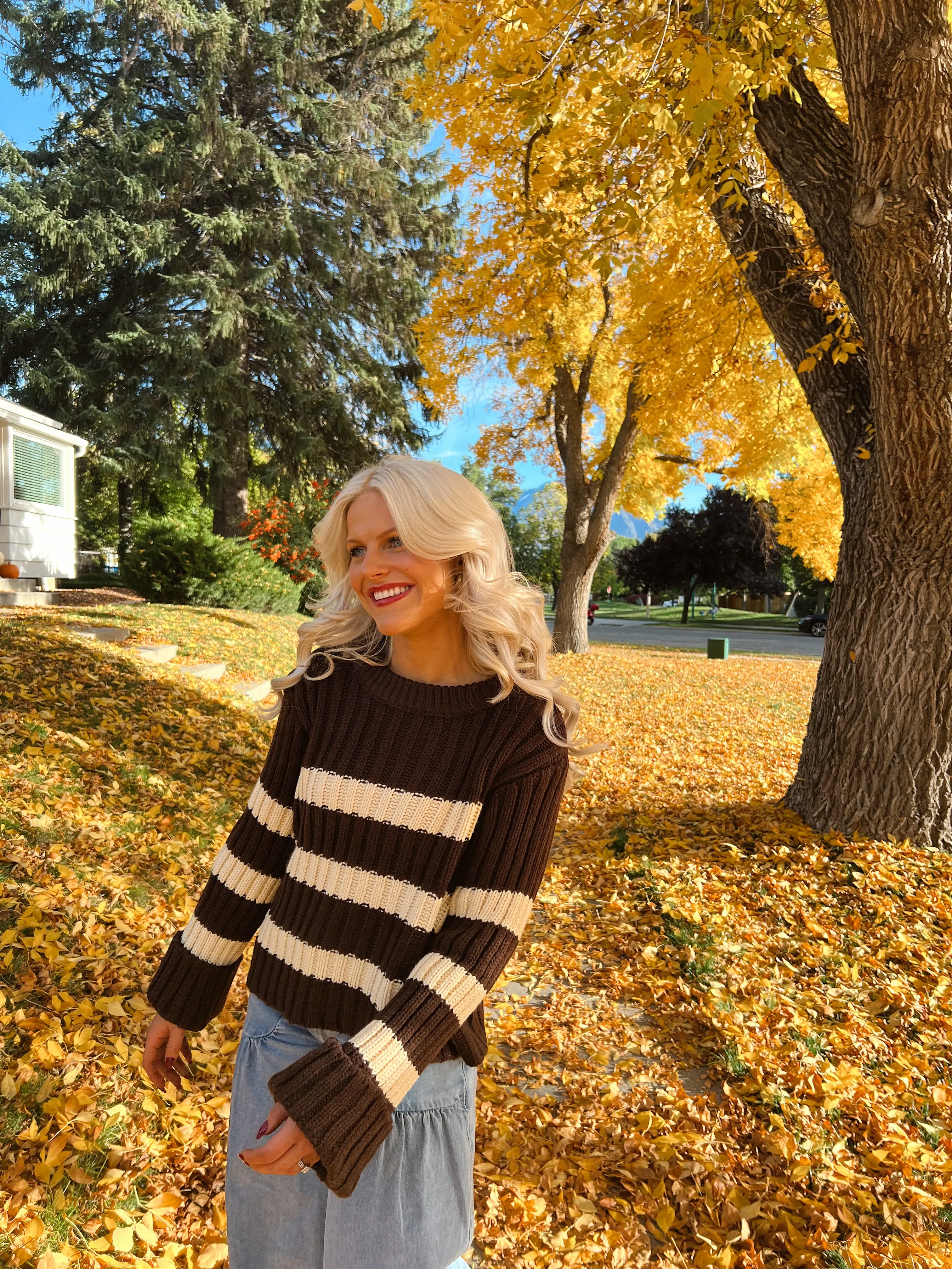 Everyday Slay Striped Sweater