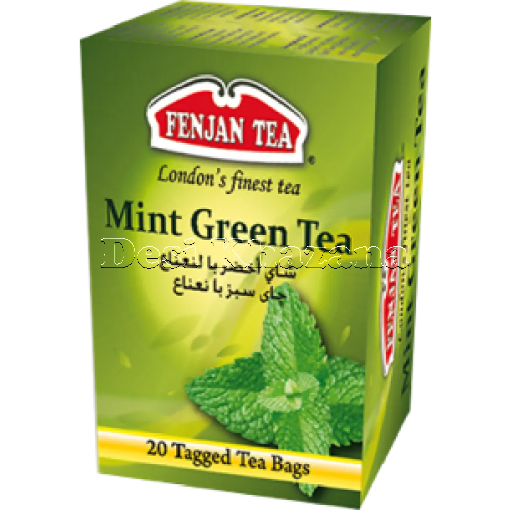 Fenjan Mint Green Tea Bags