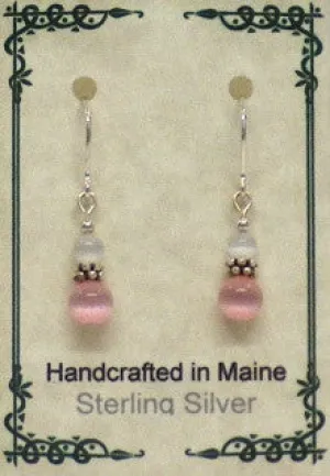Fiber Optic Heishe Earrings