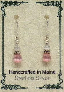 Fiber Optic Heishe Earrings