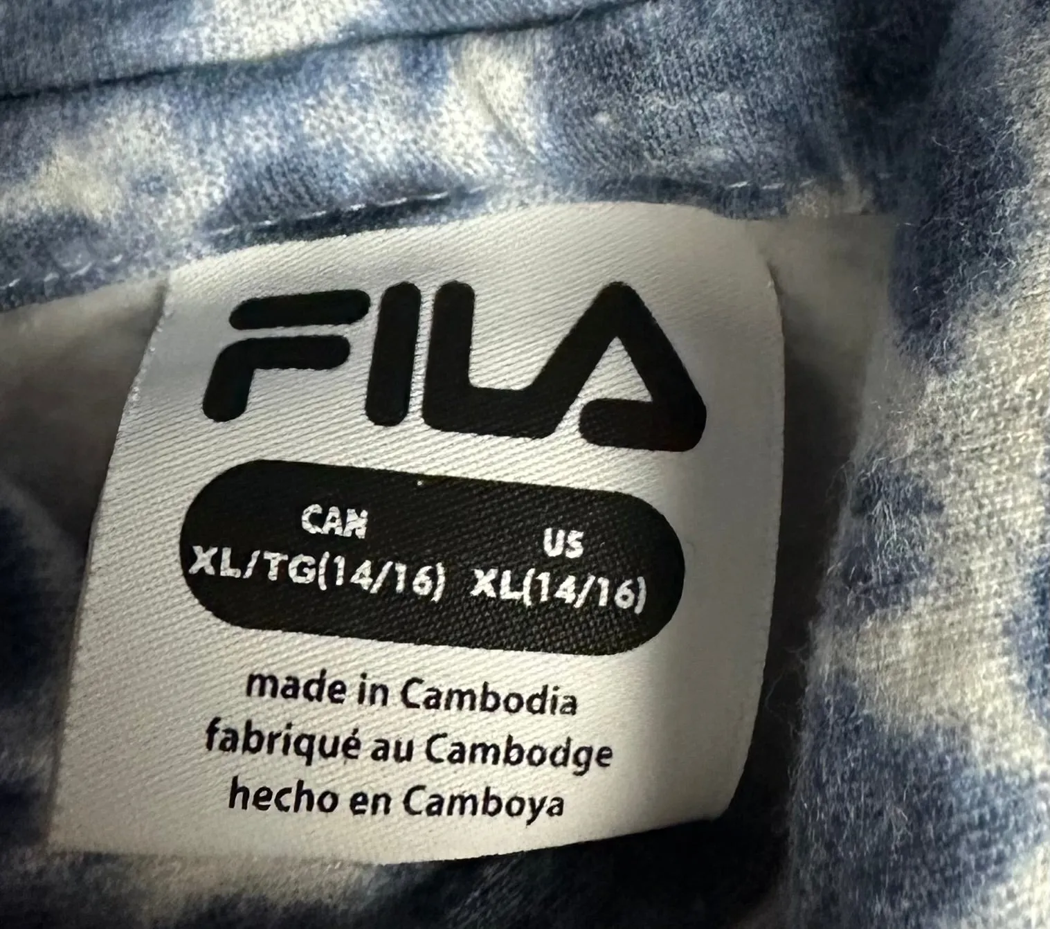 FILA CLOUD PRINT HOODIE - (S)