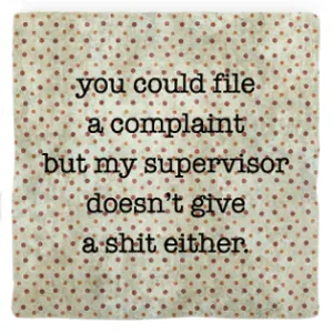 File Complaint Coaster