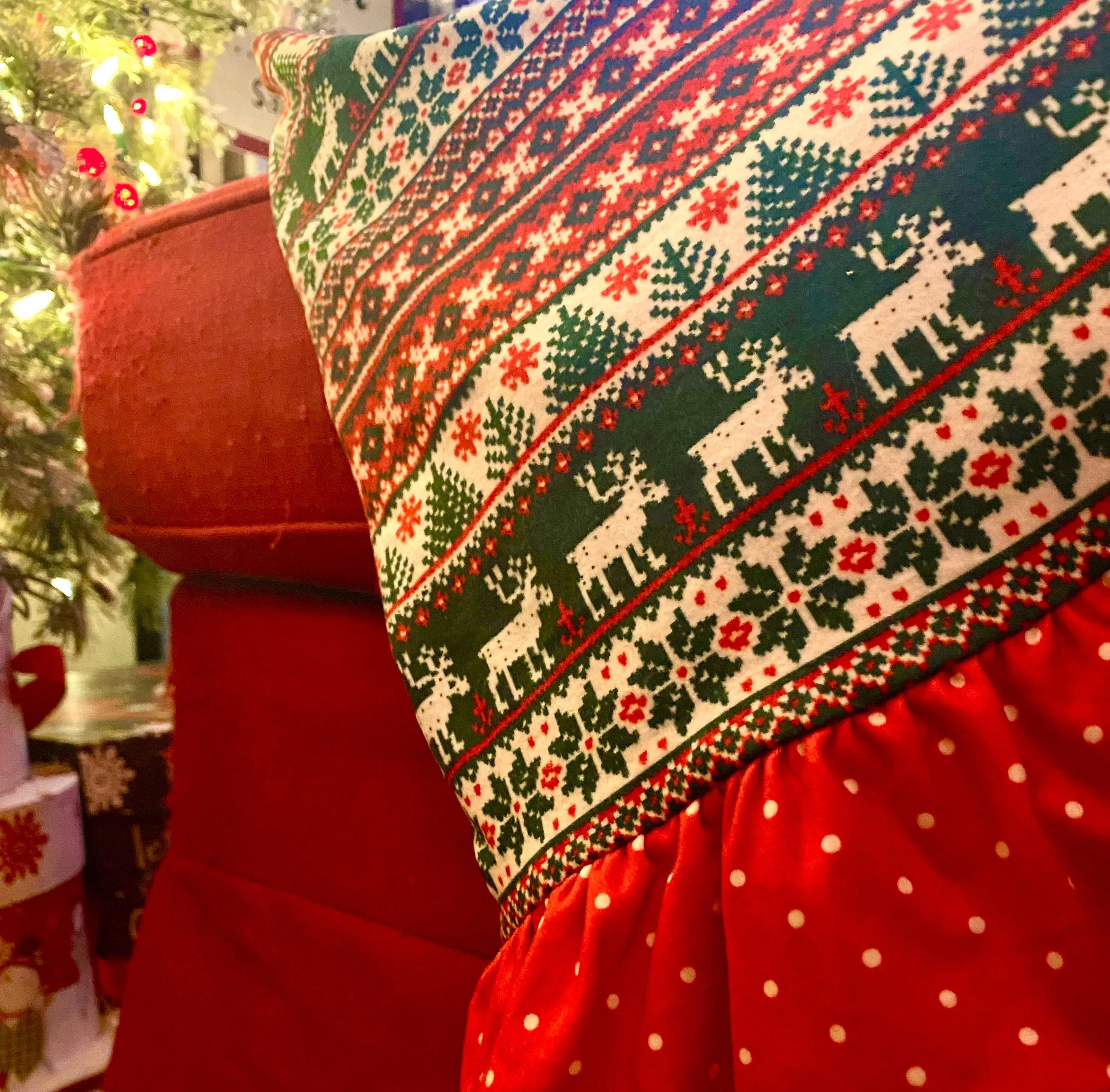 Fireside Fair Isle Blanket