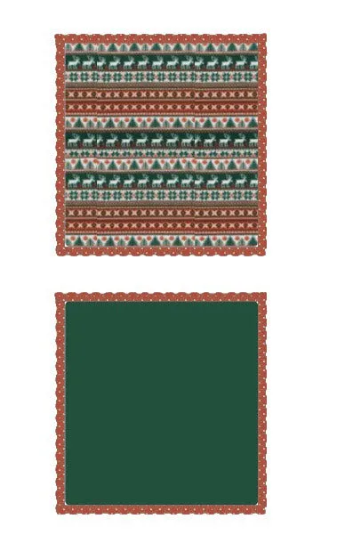 Fireside Fair Isle Blanket