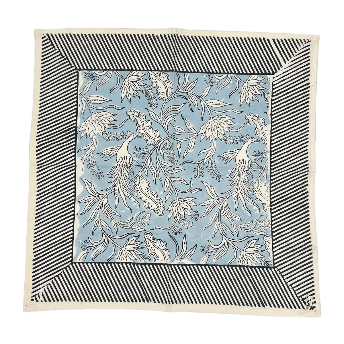 Floral and Feather Cloth Napkins