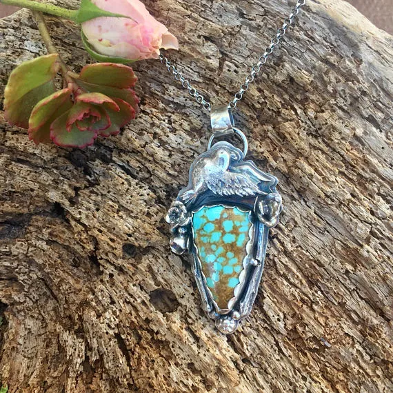 Free bird II and succulent Necklace