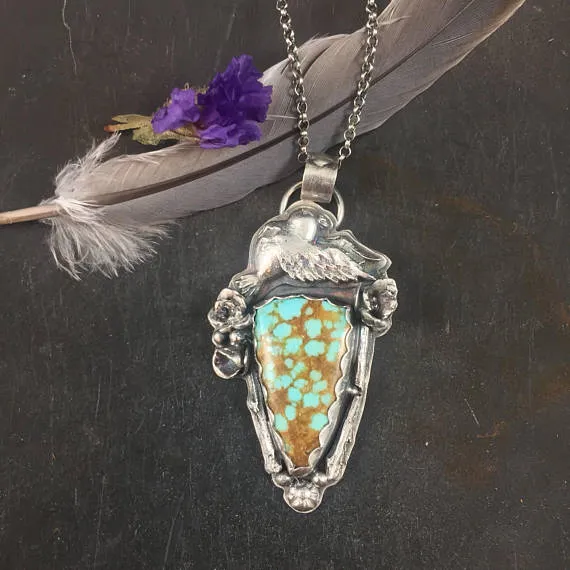 Free bird II and succulent Necklace