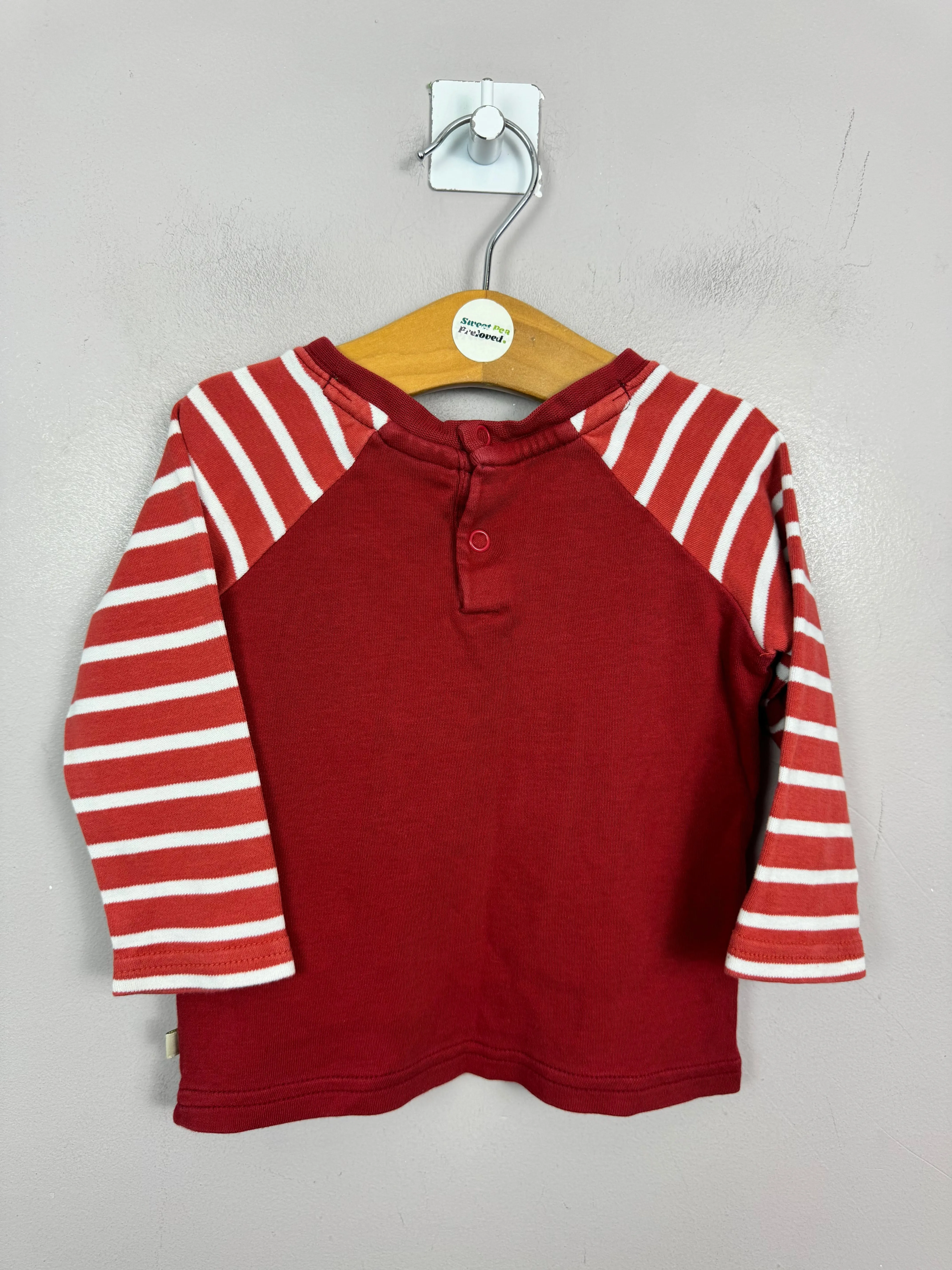 Frugi Beaver T-shirt 6-12m