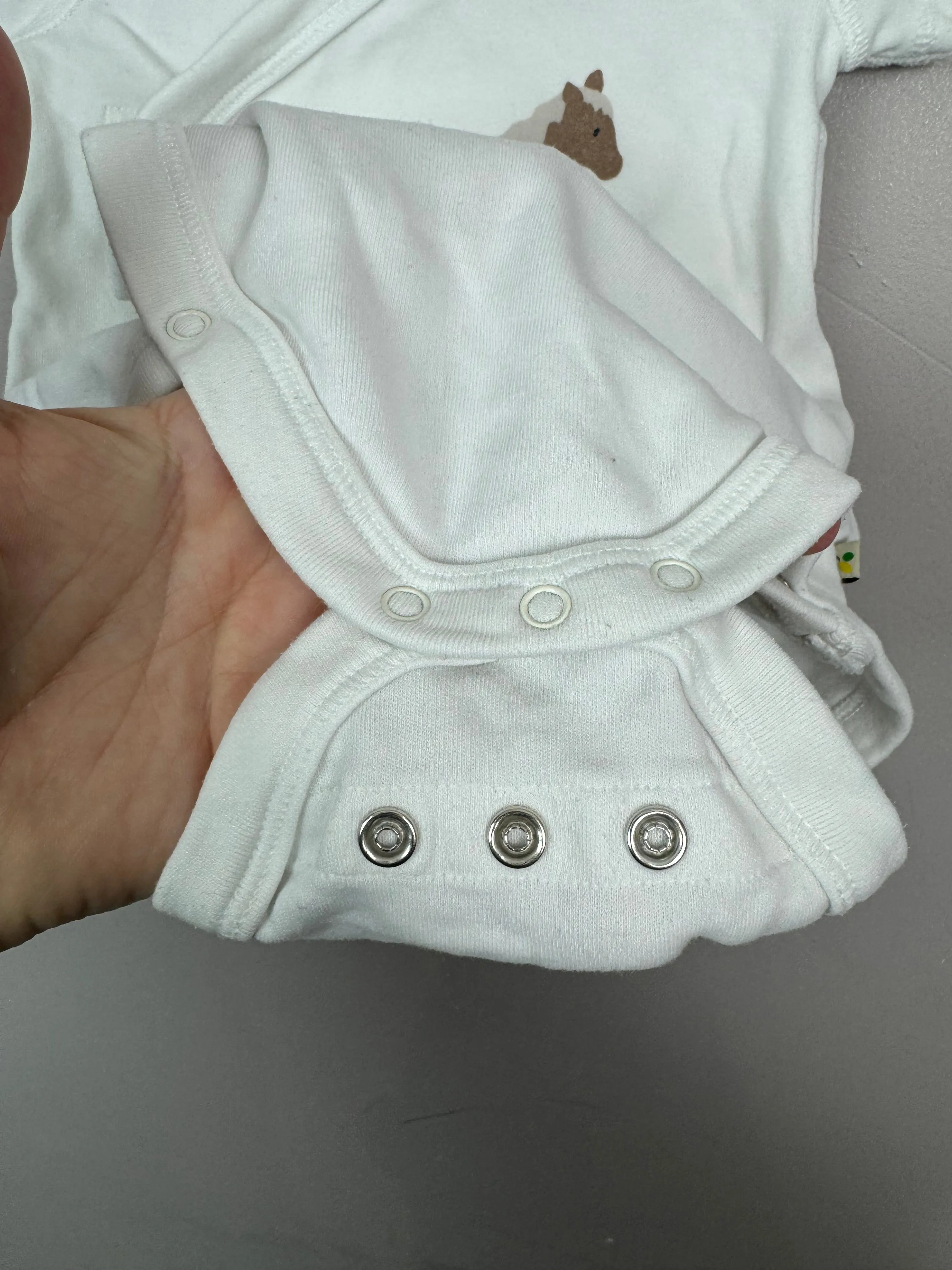Frugi Pony Bodysuit 3-6m