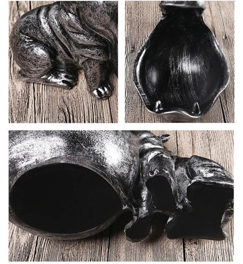 Functional Decor Hippo Figurine
