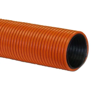 G-Vac Double Walled Heavy Duty Orange With Black Liner Crushproof Air Hose - 50' X 2"