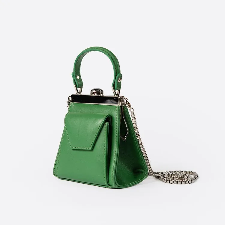 GAMA GREEN AND PLATINUM BAG