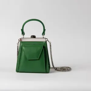GAMA GREEN AND PLATINUM BAG
