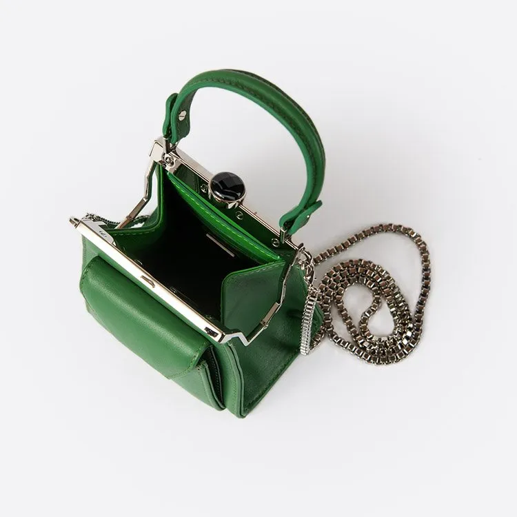 GAMA GREEN AND PLATINUM BAG