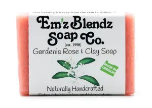 Gardenia Rose & Clay Soap Bar | Luxurious Floral Cleanser