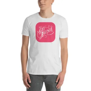 Gay Agenda T Shirt White Cotton Gay Agenda Man Fit T Shirt