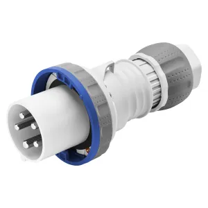 Gewiss 63 IEC Plug Mobile Phone HP IP66 69 2-pin   Earth 63 A 230 V 6h