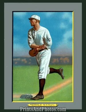 Giants Fred Merkle Cabinet  5044