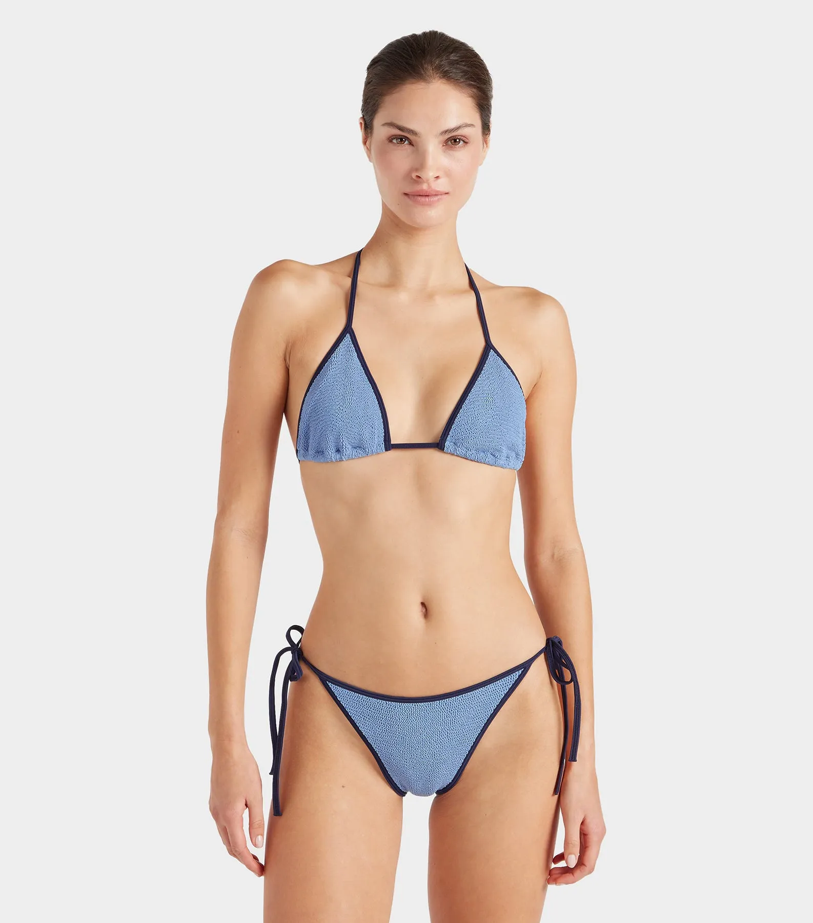 Gina Bikini Contrast - Cornflower/Navy