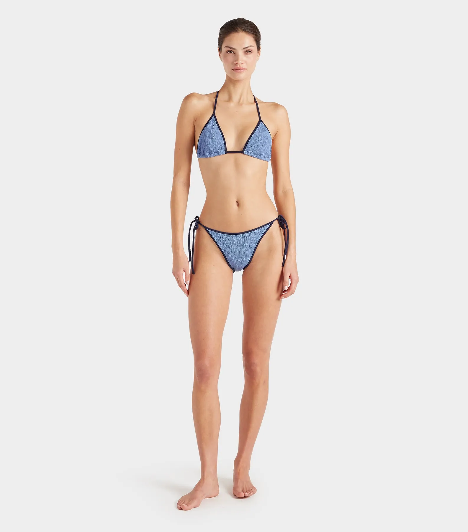 Gina Bikini Contrast - Cornflower/Navy