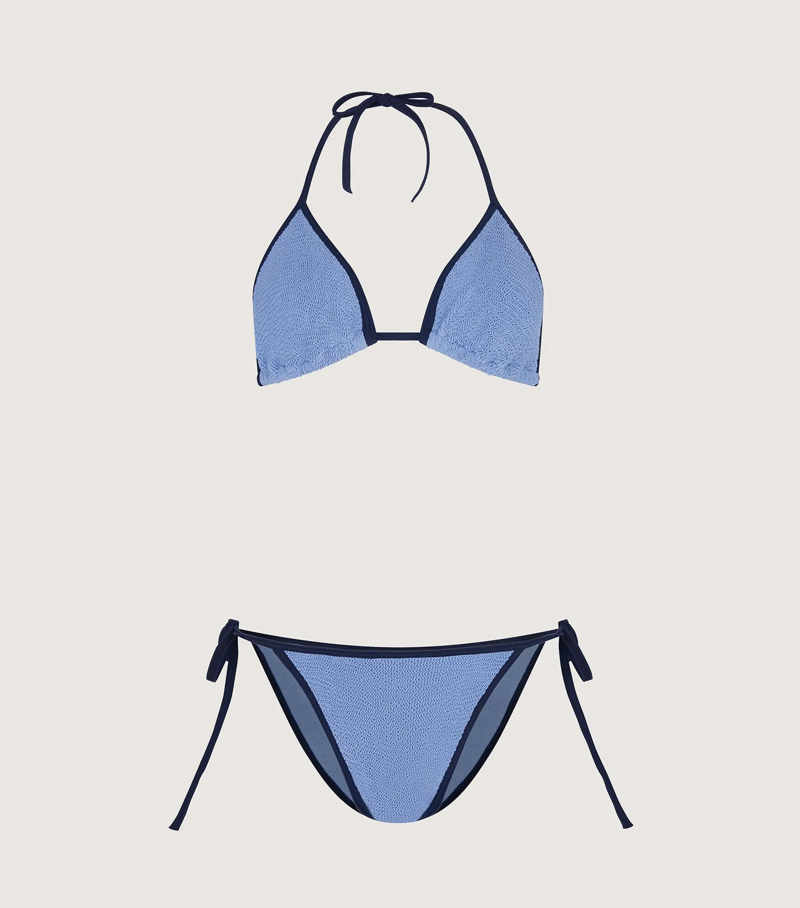 Gina Bikini Contrast - Cornflower/Navy