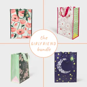 Girlfriend Bundle | Reusable Gift Bag   QR Greeting Card | 8 Pieces
