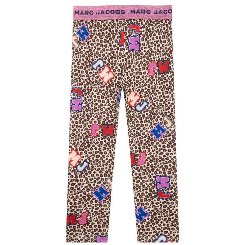 Girls Cheetah All Over Print Leggings