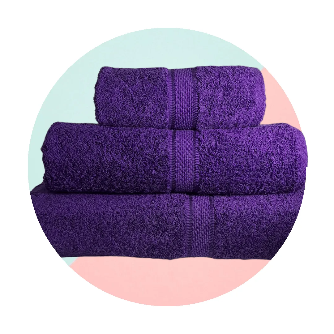 Glodina Royal Shield Towel Purple 485GSM