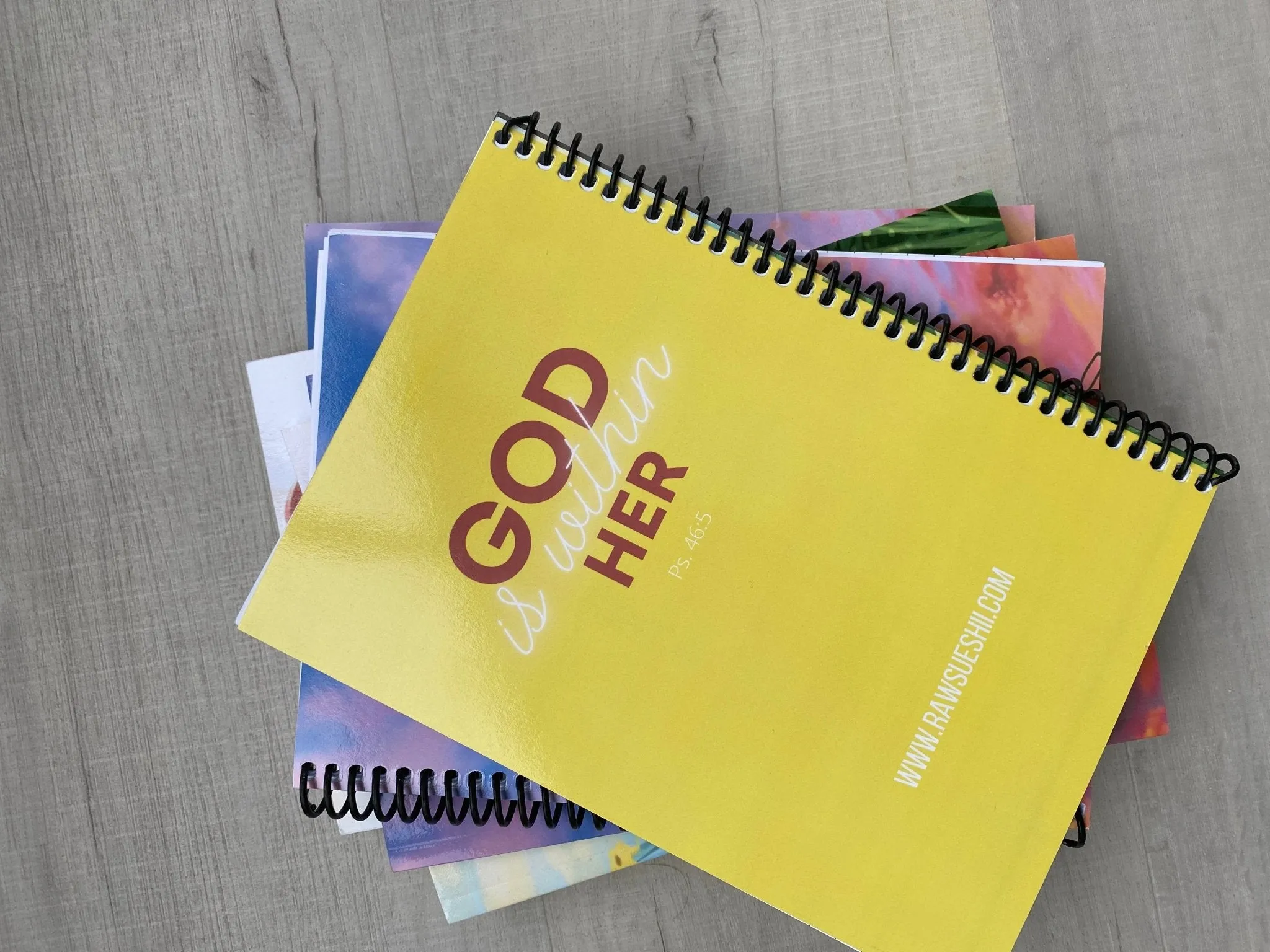 God is within Her Spiral Journal/Notebook