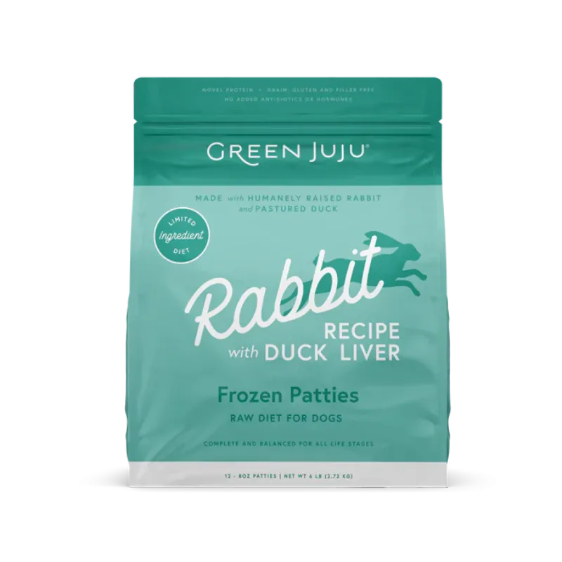 Green Juju - Frozen Patties  - Rabbit Recipe