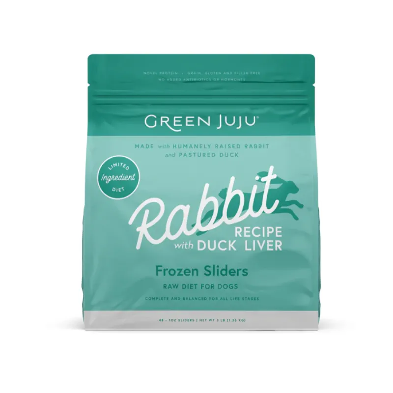 Green Juju - Frozen Patties  - Rabbit Recipe