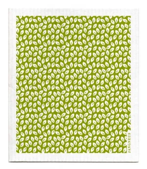 Green Thyme Leaves Dishcloth